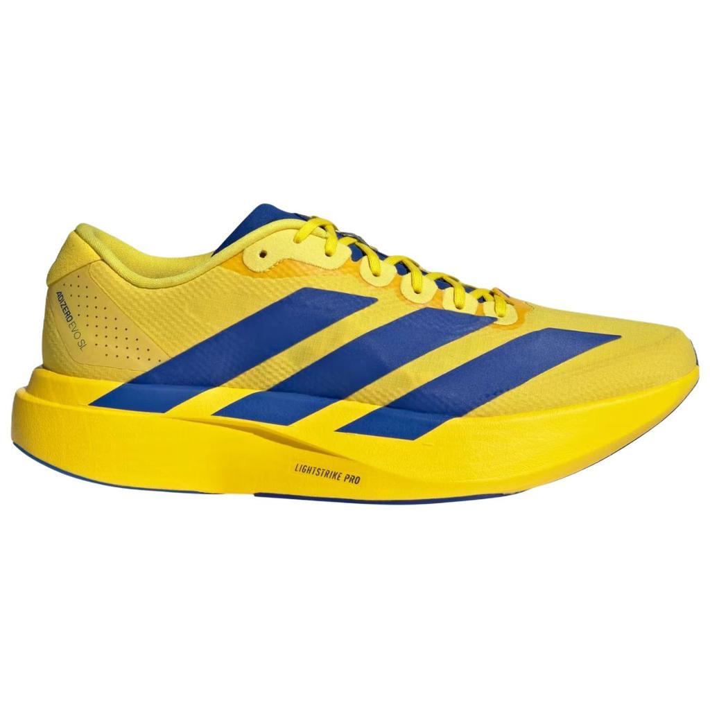 adidas Adizero Evo SL Дышащие Легкие Беговые Кроссовки Мужские Желтые KK3673