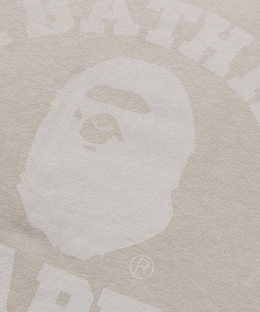 Garment Dye College Pullover Hoodie (M) Beige