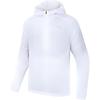 Anta Running Series UV Protection Hooded Zip-Up Sports Long Sleeve Windbreaker Men Outerwear Pure-White 152435601-1
