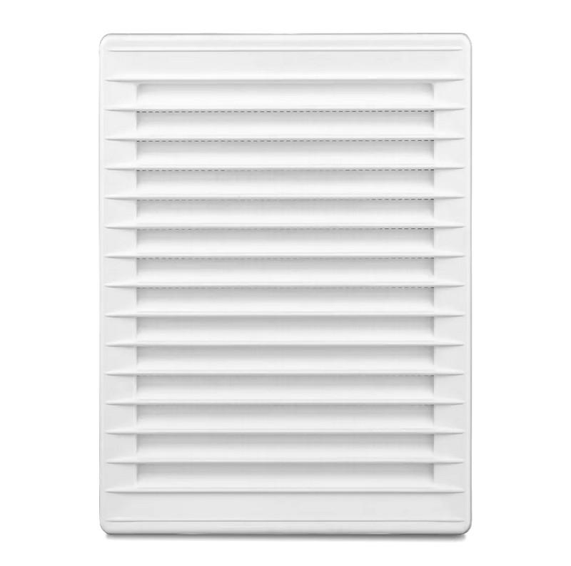Ventilation Grille With Mesh 140*210, White - Rx 02-340