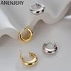 Women'S Fashion Jewelry Metal Drop Circle Hoop Earrings For Women Glossy Personality French Ear Buckle S-E93