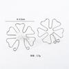 Non Piercing Women Faux Body Adjustable Nipple Clamps for Women, Snowflake Nipple Clips, Female Sex Pleasure Devices
