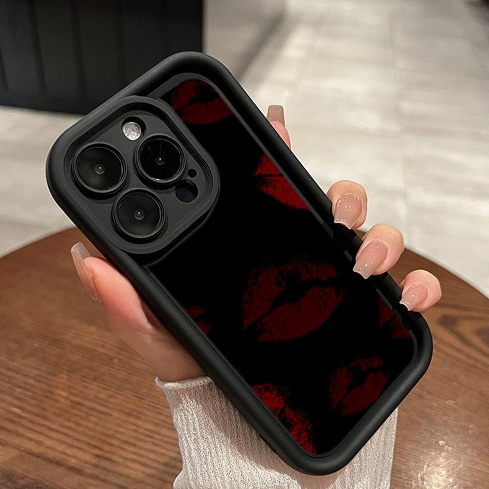 LZ23 Lips kiss Heart design art силиконовый чехол для телефона Xiaomi 11 Lite 5G 14T Redmi 14C 13C A3 Note 12 11 9 10 13 Pro Plus противоударный задний чехол