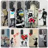 Чехол для телефона Street Art Banksy Graffiti для Xiaomi Redmi Note 15 14 14S 13 12S 12 Pro Plus 11S 11 11T 11E 10S 10 + Мягкий ТПУ Задняя панель C