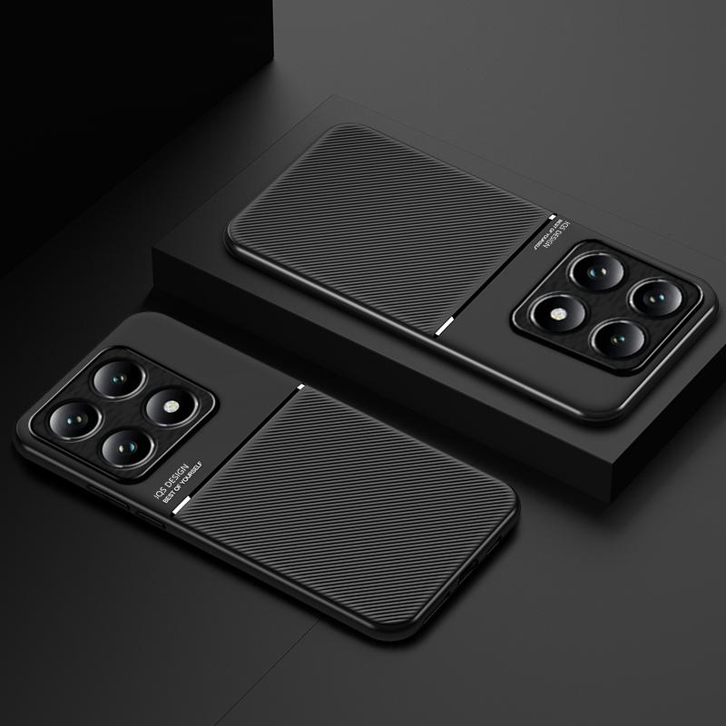 Текстурированный магнитный чехол для телефона Xiaomi 14T 14T Pro с полной защитой четырех углов, противоударный и устойчивый к падениям