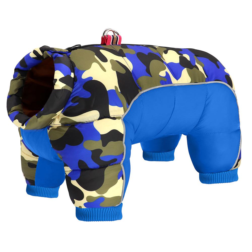 Пальто для маленьких собак, куртка, зимняя теплая одежда для щенков, водонепроницаемая камуфляжная одежда для чихуахуа, комбинезон для маленьких и средних собак, мопсов и йорков