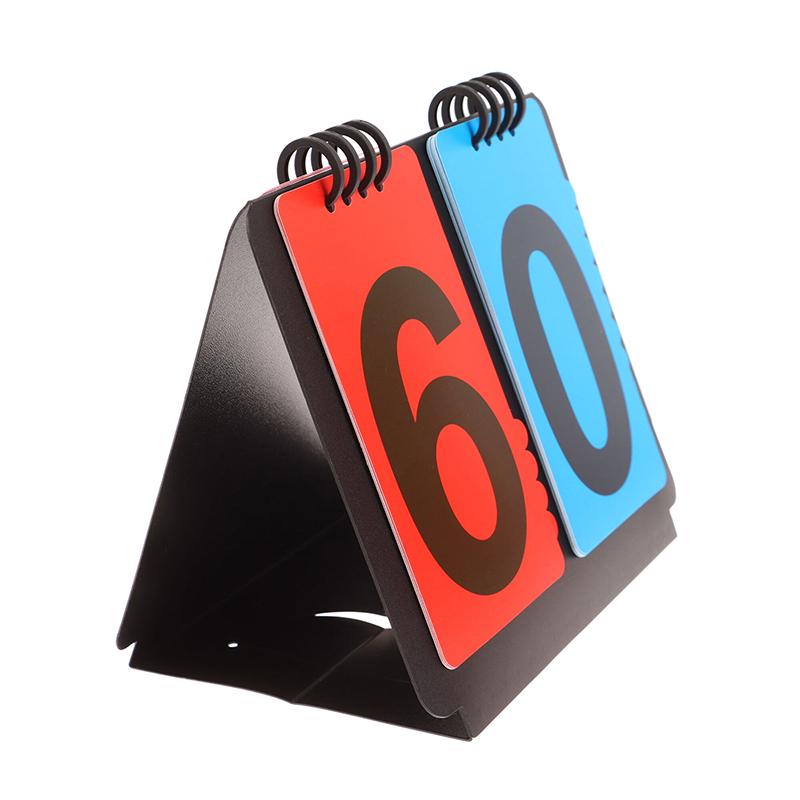 Спортивное табло Ручной счетчик очков Перекидные карточки для счета для тренеров по бейсболу, теннисного мяча, баскетболу, футболу, волейболу, спорту