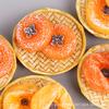 Имитация плетеной бамбуковой корзины Сушка хурмы Игрушечная еда Кукольный домик Декоративные аксессуары Хурма Жуи Детский игровой домик Игрушка Украшение