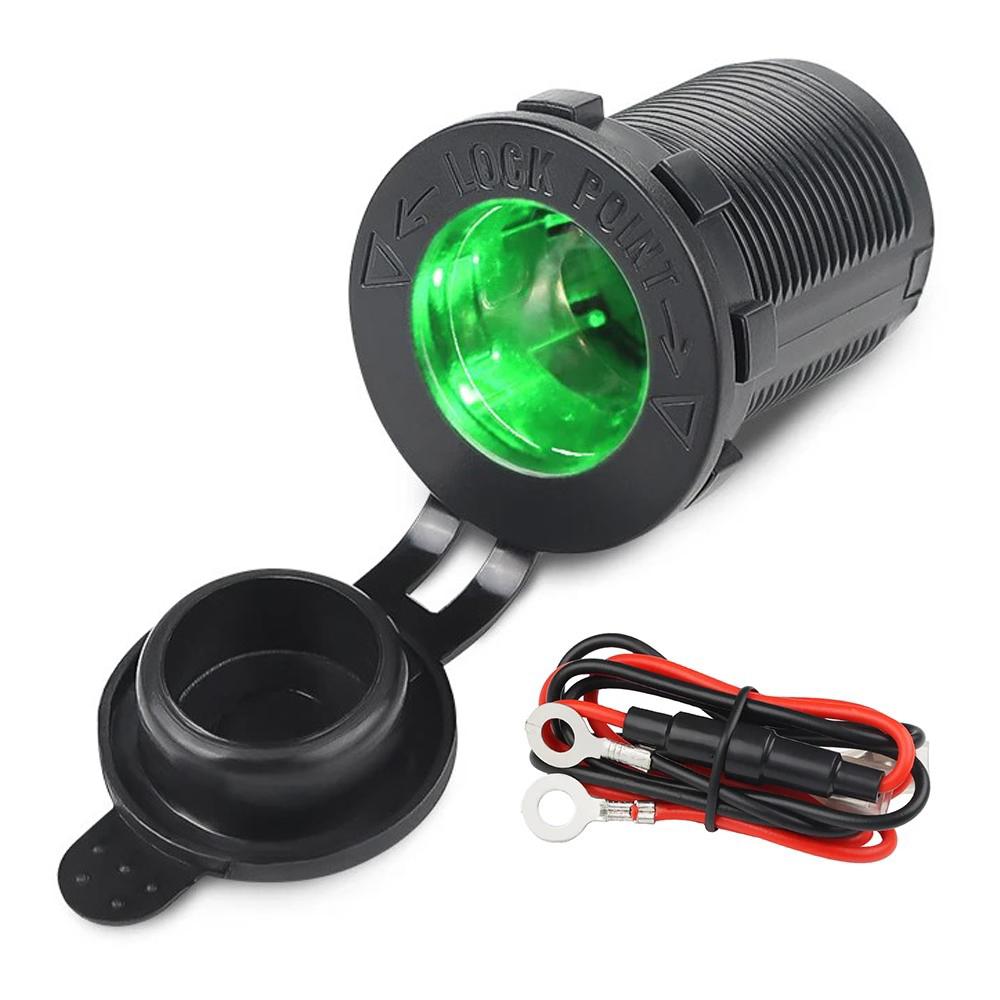 4 цвета гнездо прикуривателя 12 В-24 В водонепроницаемый штекер адаптер розетки автомобиля аксессуары для морской лодки мотоцикла грузовика