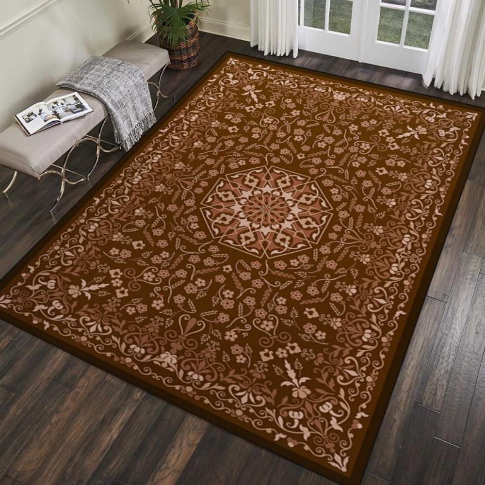 Bohemian Vintage Carpet Large Area Living Room Mat Kitchen Table Floor Mat Bedroom Office Prayer Rug Muslim Prayer Home Decor