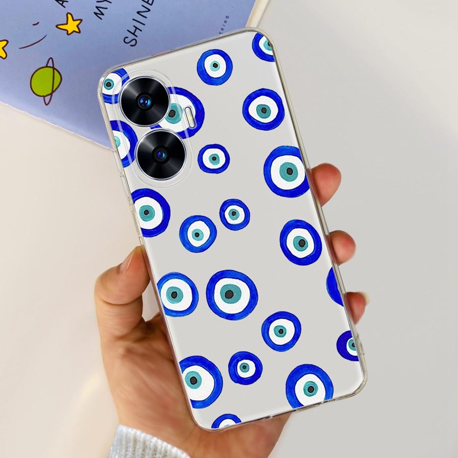 For Realme C55 4G Case RMX3710 Colorful Painted Cover Soft Slim Fundas Phone Case For Realme C55 C55 RealmeC55 Back Cover Bumper
