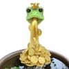 Новая полимерная лягушка, плюющаяся золотой монетой, украшение St. День Святого Патрика Домашнее Уличное Украшение Двора Подарок на Новоселье другу