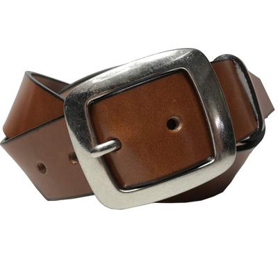 WING LEATHER Натуральная коровья кожа Tochigi Leather Темно-однотонный ремень W007DB, Кожаный, Мужской, Коричневый, Цветной, 40 мм,