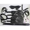 Bondage Kit Box - Fetish - Black - 8 Pieces - BDSM - Adult Pleasure