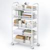 Mobile Multi-Layer Storage Cart for Kitchen and Bathroom