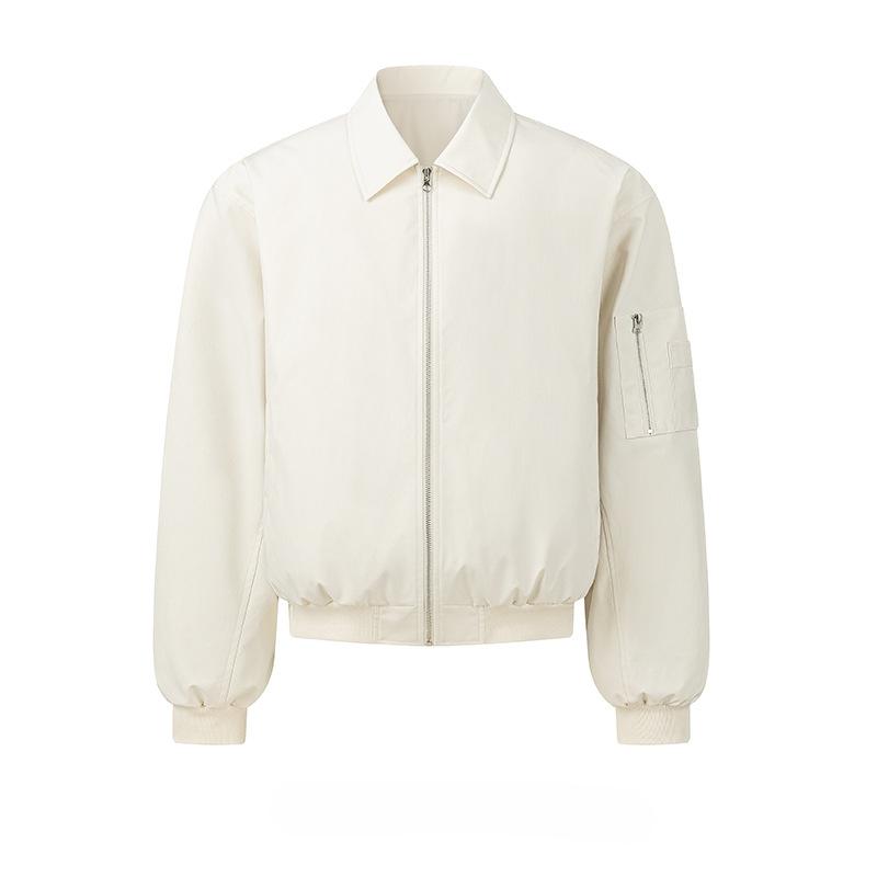 Новая осенняя куртка, дизайнерский лацкан, свободная повседневная куртка для пары, куртка-авиатор