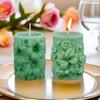 Silicone Cylindrical Candle Mould Rose Resin Mold Soap Flowers Cylinder Candle Mold  Candle Making