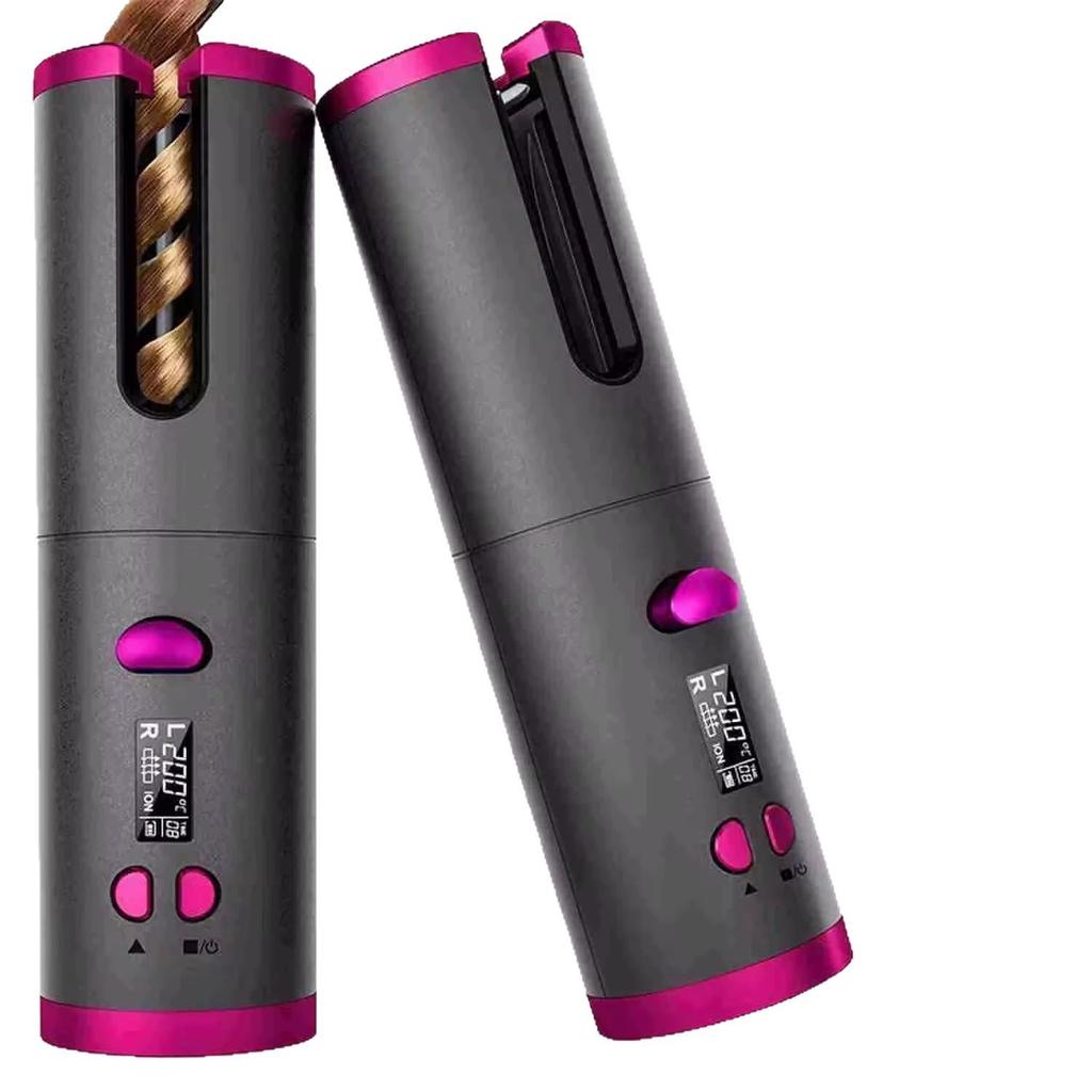 Rizador de pelo automático inalámbrico recargable por USB portátil para rizos perfectos