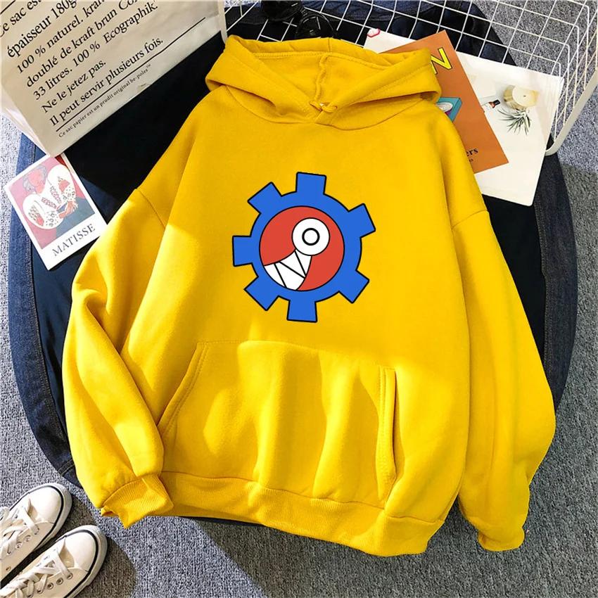 Men's Neutral Hoodie, Thin Warm, Cotton Skin-friendly, Cute Cartoon Pattern