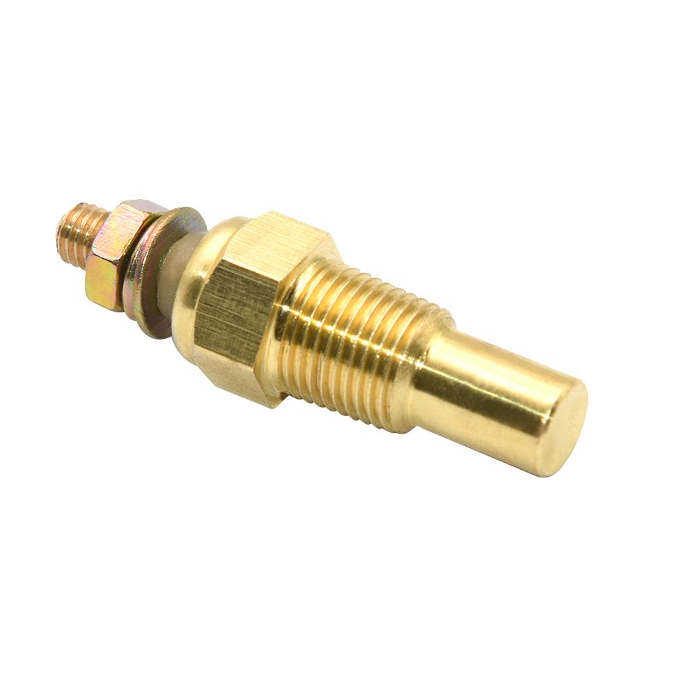 40-120℃,100-250℉ 52MM Water Temperature Gauge With Flashing Alarm Temp Sensor 10.2MM for Auto Car Boat Yacht 7 Color Light