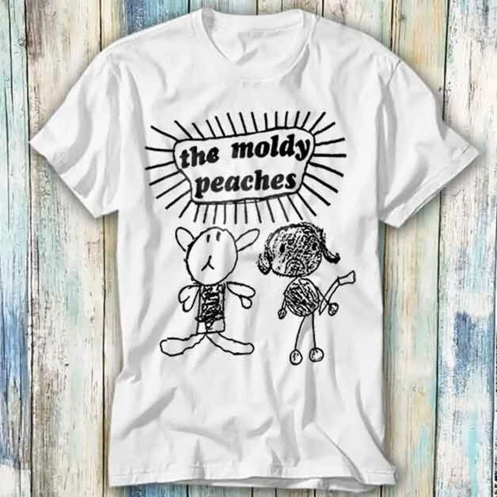T Shirt The Moldy Peaches Band Konzert Live Meme Geschenk Top 709 Vintage Versatile Casual Stylish Graphic Breathable