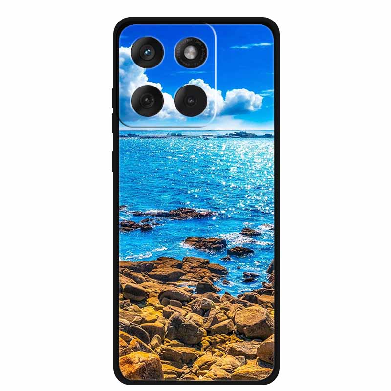 Чехол для Motorola Edge 70 5G 2025 Модный Черный Силиконовый ТПУ Мягкий Чехол для Телефона Для Motorola Moto X70 Air 5G Задняя Крышка Чехол Fundas