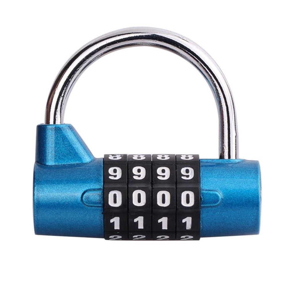 Suitcase Travel Gym Safety Coded Lock Dormitory Cabinet  Lock 4 Digit Password Lock Luggage Padlock