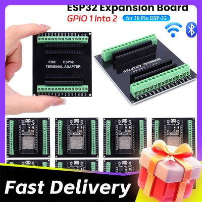 1-10 шт. Плата расширения ESP32 GPIO 1 в 2 ESP--32 CP2102 Плата разработки Беспроводной WiFi+Bluetooth Двухъядерная Плата расширения