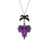 Vintage Gothic Cross Necklace Black Bow Halloween Thorn Choker Pendant Clavicle Chain  Daily Wear