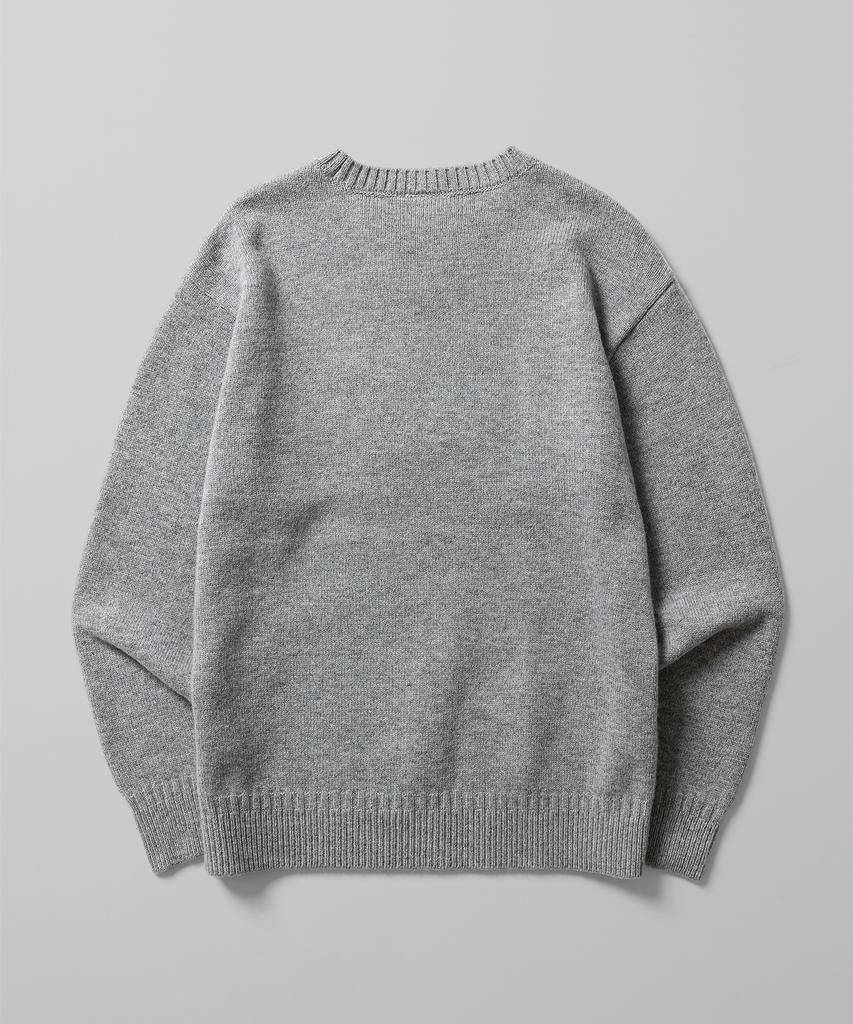 DICKIES Embossed Logo Pullover Knit Gray