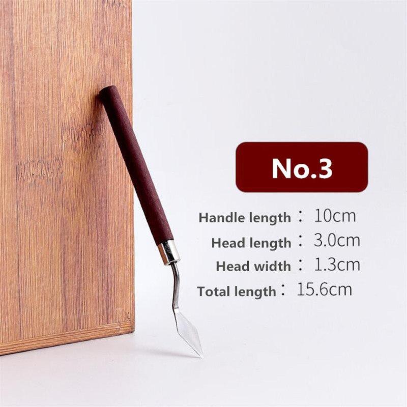 7 шт./компл., ножи для рисования маслом из нержавеющей стали, ремесла художника, шпатель, мастихин, картина маслом, нож для смешивания, скребок, художественные инструменты