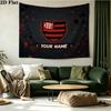 Custom Name CR Flamengo Printed Tapestry – Wall Hanging for Bedrooms, Dorms, and Home Decor