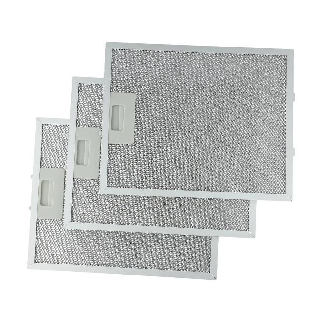 Практичный серебряный фильтр для вытяжки 310x250x9 мм, специальное украшение, прочный, удобный в использовании, легко чистится, долговечный