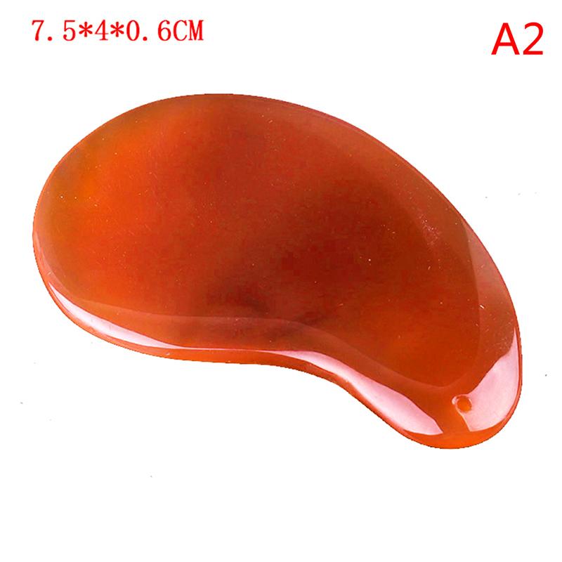 Red Onyx Scraper Guasha Jade Massager For Face Natural Gouache Stone Gua Sha Scraper Facial Massage Tool Face Scraper