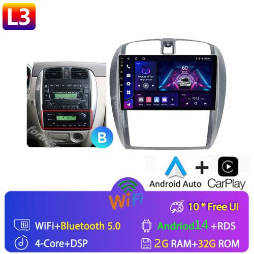 Fortress 8G+128G QLED автомобильное радио для Mazda 323 BJ 2000-2003 мультимедийный видеоплеер автонавигация Android 13 2din DVD головное устройство