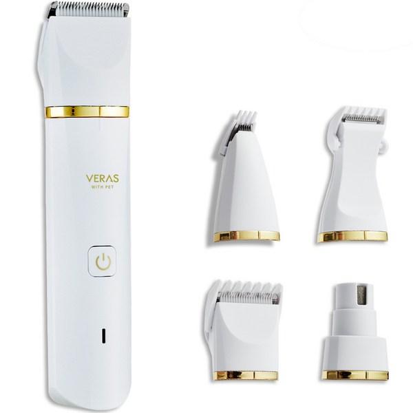 Veras Pet Multicare 4 в 1 IPX7 Водонепроницаемая машинка для стрижки волос VP-1004, корейский шампунь для домашних животных