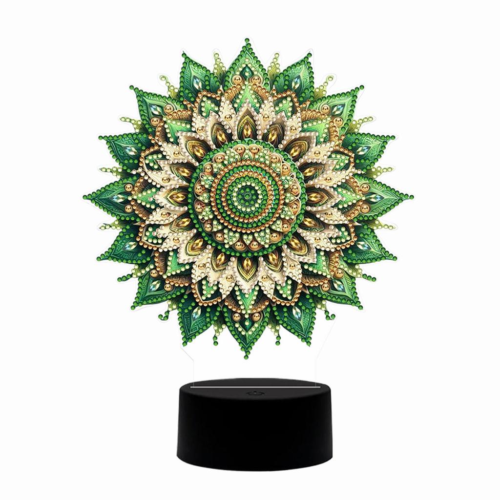 Acrylic Hummingbird Diamond Painting Bedside Lamp Multifunctional Diamond Night Lamp Diamond Painting Night Light for Home Decor