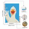 Diamond painting kit cute white duck full diamond round mosaic handmade. home decoration gift