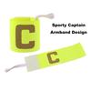 Soccer Captain Armband Nylon Elastic Adjustable Basketball Captain Armband Outdoor Football Player Band