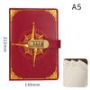 New A5 Retro Password Notebook With Lock Diary Book Student Notebook Vintage Notebook Sub-Password Lock Notebook Supplies