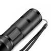 Flashlight Set LED Aluminium Alloy with Charger and Battery Compartment Portable Torch Lamp for Outdoor