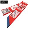 [Brand New, Unused] H063169S-03 JEU DE CARTES Playing Cards Silk Twilly Scarf 03 QC/ROUGE/NOIR/ARDOISEUsed
