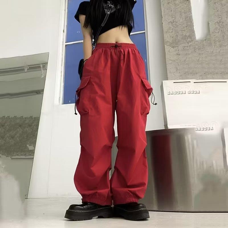 Women's Hip-hop Jazz Dance Wide-leg Joggers: Casual, Slimming, Versatile Straight-leg Sports Pants