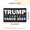 3x5 FT Donald Trump 2024 Flag Heavy Duty Trump Shooting Flag for Indoor Outdoor (E)