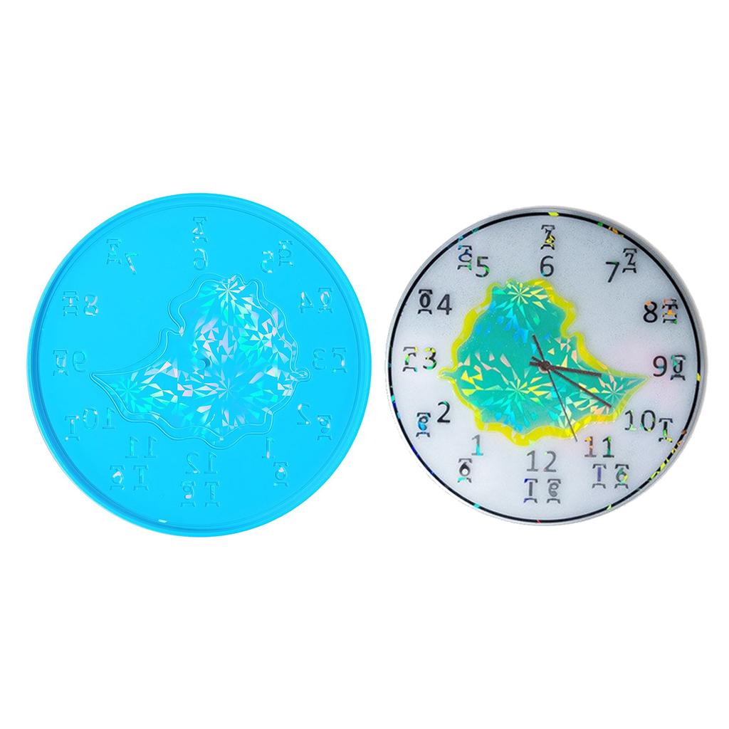 Гибкая форма для эпоксидной смолы, прочная силиконовая форма, Эфиопская карта, форма для украшения часов, идеально подходит для любителей DIY