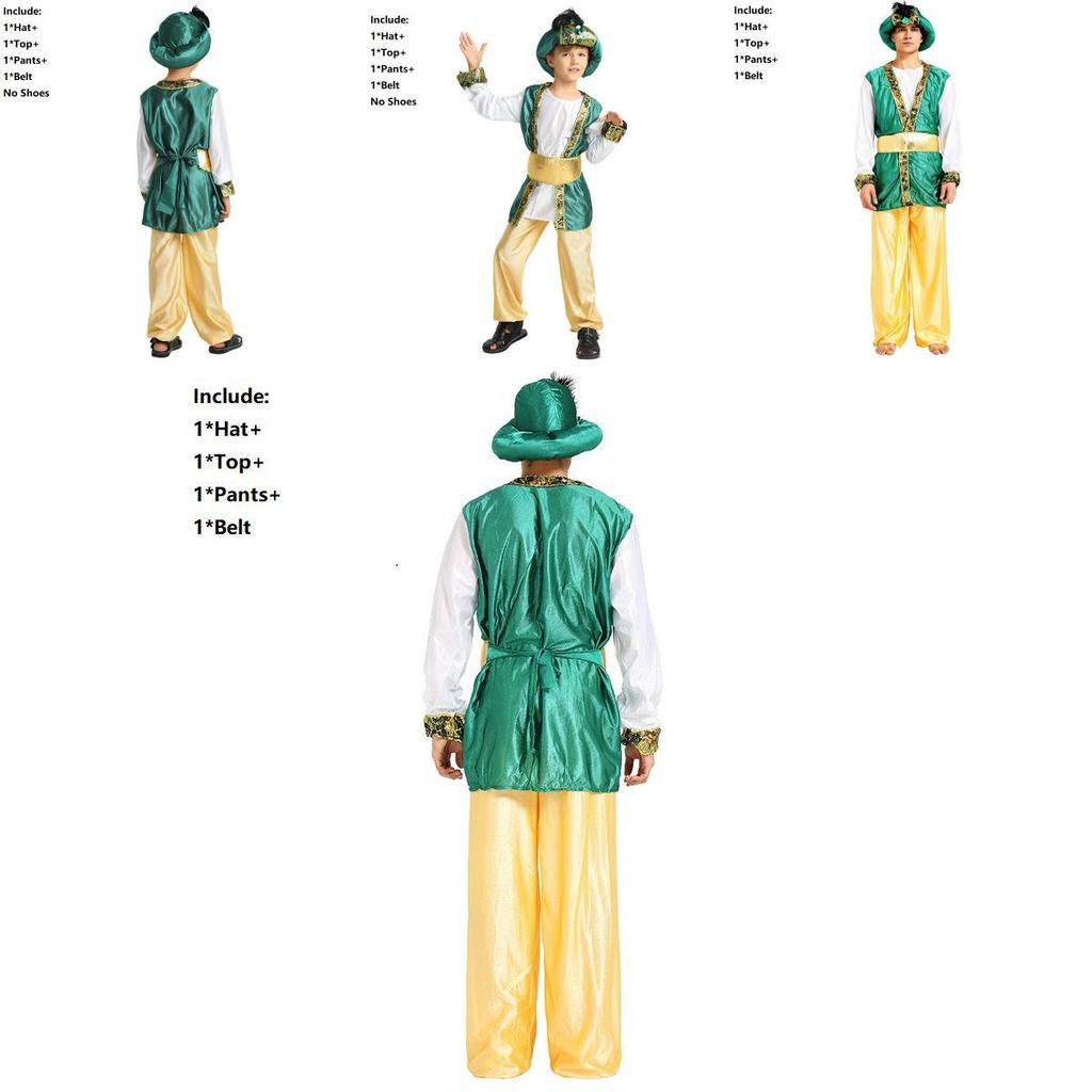 Потрясающий костюм арабского принца короля для мальчиков на Хэллоуин для косплей-мероприятий