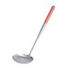 Boundless Voyage Titanium Kasuage Seamless Wooden Handle Perforated Ladle Integrated Lightweight Chinese Ladle Home Commercial Use Outdoor Camping