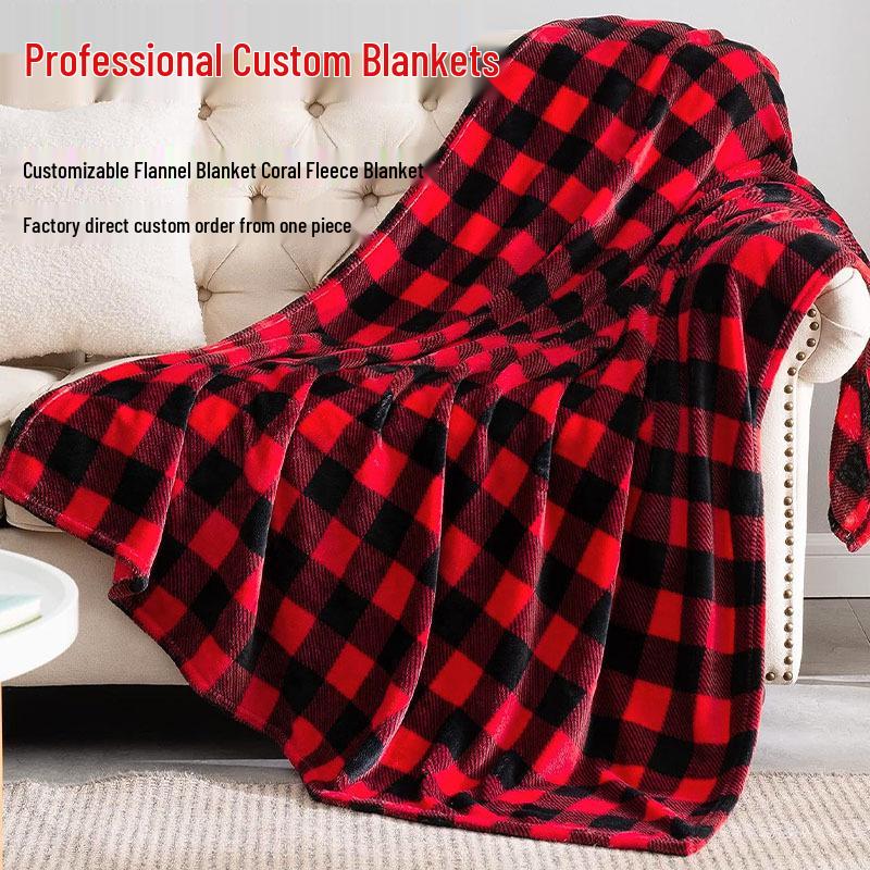 Christmas Festival Wearable Hooded Flannel Blanket Shawl