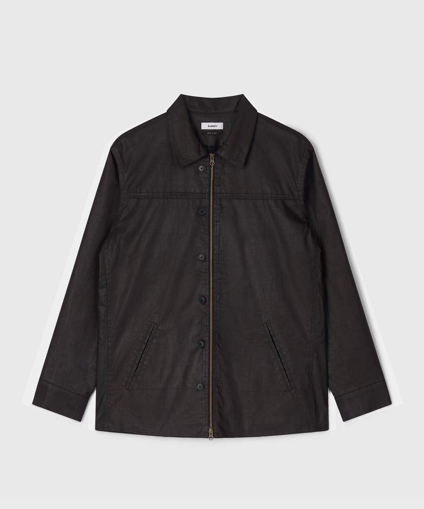 LUNDY Mid-Wax Utility Jacket - Brown