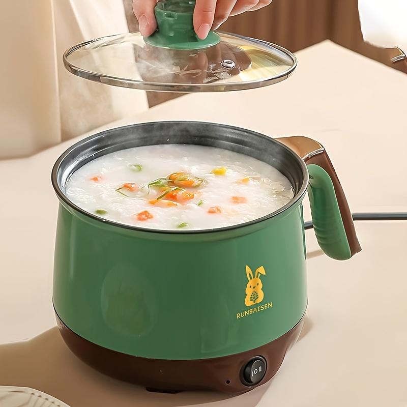 Многофункциональная электрическая кастрюля, портативная кастрюля быстрого приготовления с антипригарным покрытием, дорожная многофункциональная электрическая сковорода, подходящая для 1-2 человек